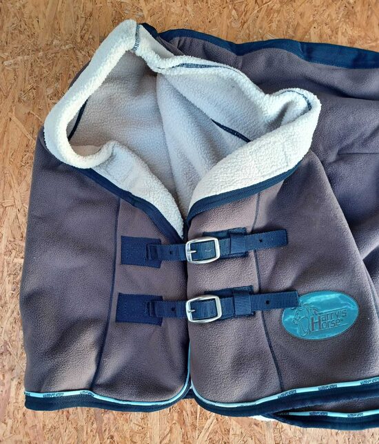 x„Teddyfleecedecke“ Fohlen, mit halbe Hals